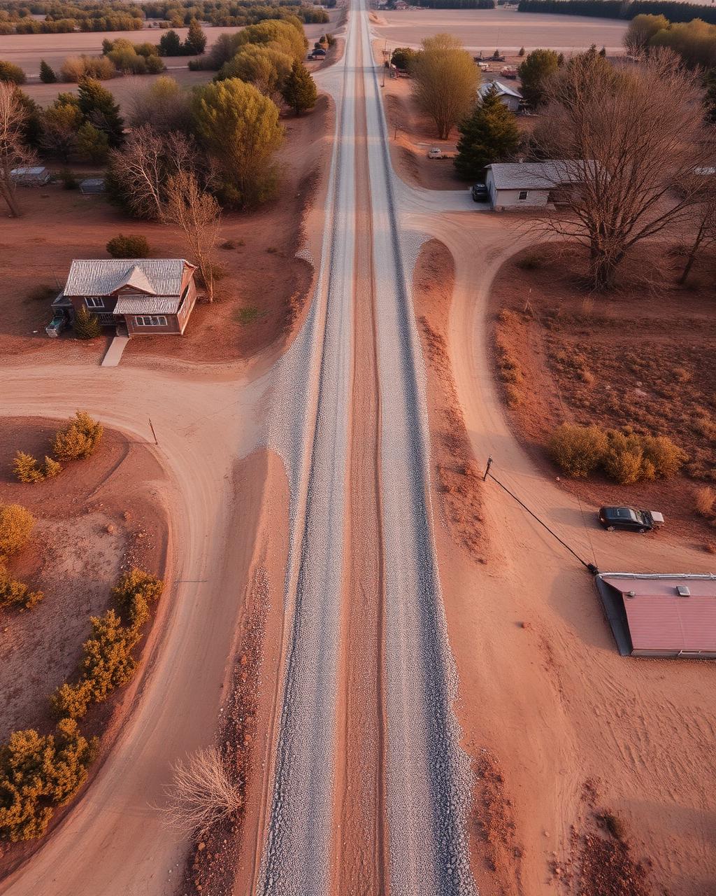 Private Gravel Roadway